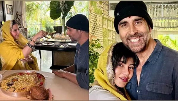 Akshay Kumar Raksha Bandhan 2025 with sister Alka Bhatia