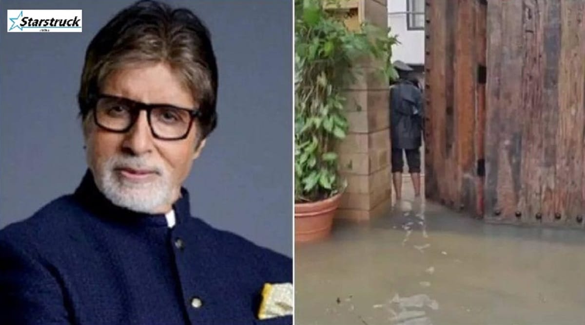 Amitabh Bachchan’s Juhu home under floodwater during Mumbai monsoon 2025
