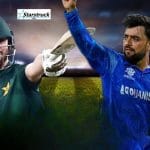 Pakistan vs Afghanistan T20I Tri-Series Salman Agha hitting a six