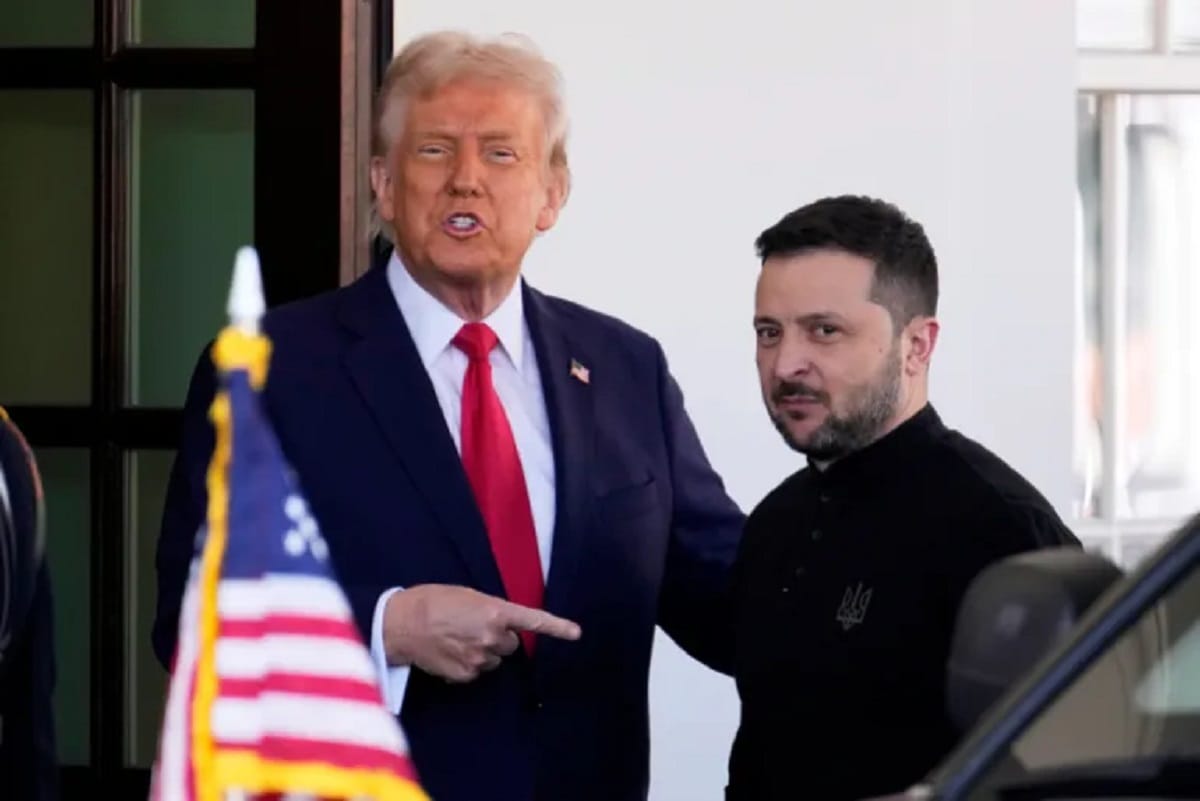 Zelenskyy and Trump meet in Washington for Ukraine peace talks