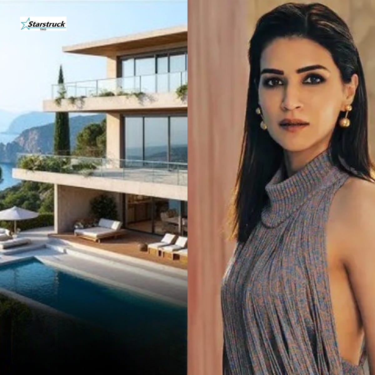 Kriti Sanon new Mumbai house interiors luxury home tour