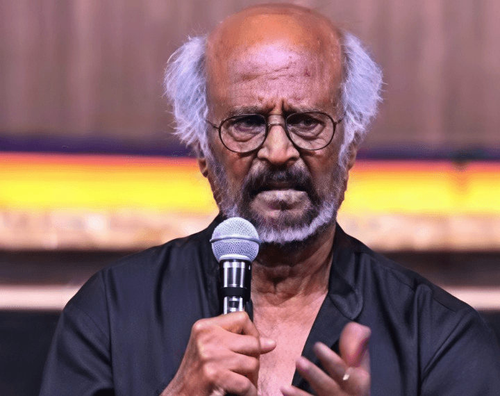 Rajinikanth making controversial body-shaming remarks at the Coolie audio launch