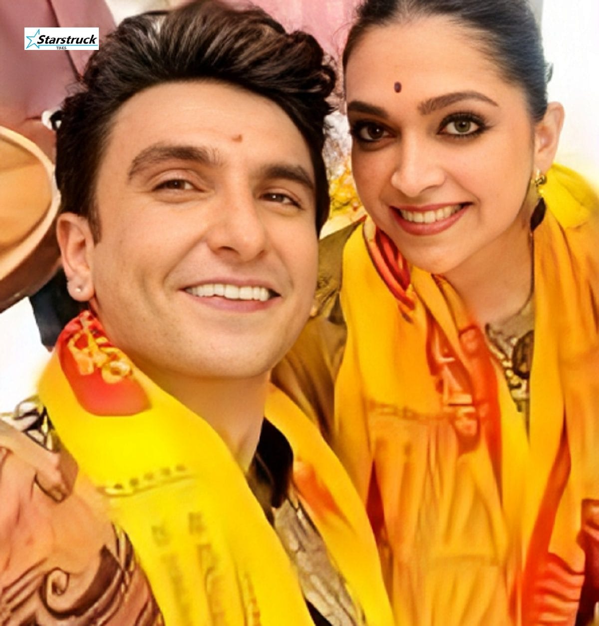 Ranveer Singh and Deepika Padukone at Ganesh Chaturthi 2025