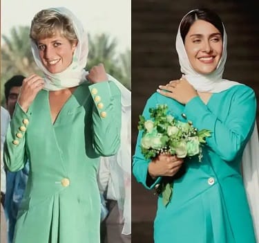 Ayeza Khan recreates Princess Diana iconic look sparks backlash