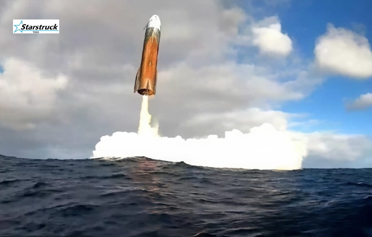 SpaceX Starship successful launch and splashdown after satellite deployment