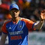 Shubman Gill celebrating after scoring a century – Asia Cup 2025 selection