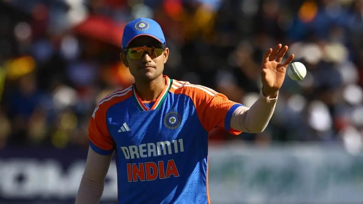 Shubman Gill celebrating after scoring a century – Asia Cup 2025 selection