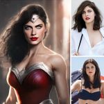 Alexandra Daddario Wonder Woman fan art look