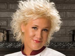 Anne Burrell hosting Food Network show Secrets of a Restaurant Chef