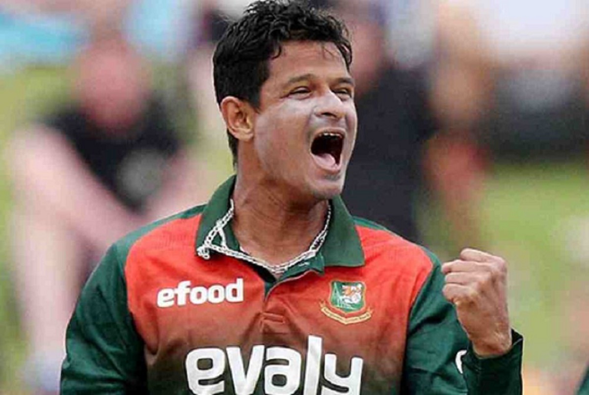 Bangladesh spinner Nasum Ahmed celebrates wicket, Netherlands vs Bangladesh T20I Sylhet