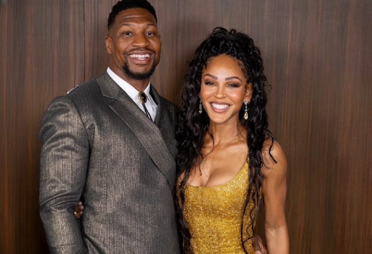 Meagan Good supporting Jonathan Majors during his trial and at their wedding