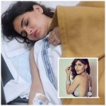 Karishma Sharma after train accident with head swelling and bruises