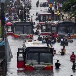 Mumbai streets submerged in heavy rainfall