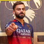 Virat Kohli celebrating IPL 2025 win