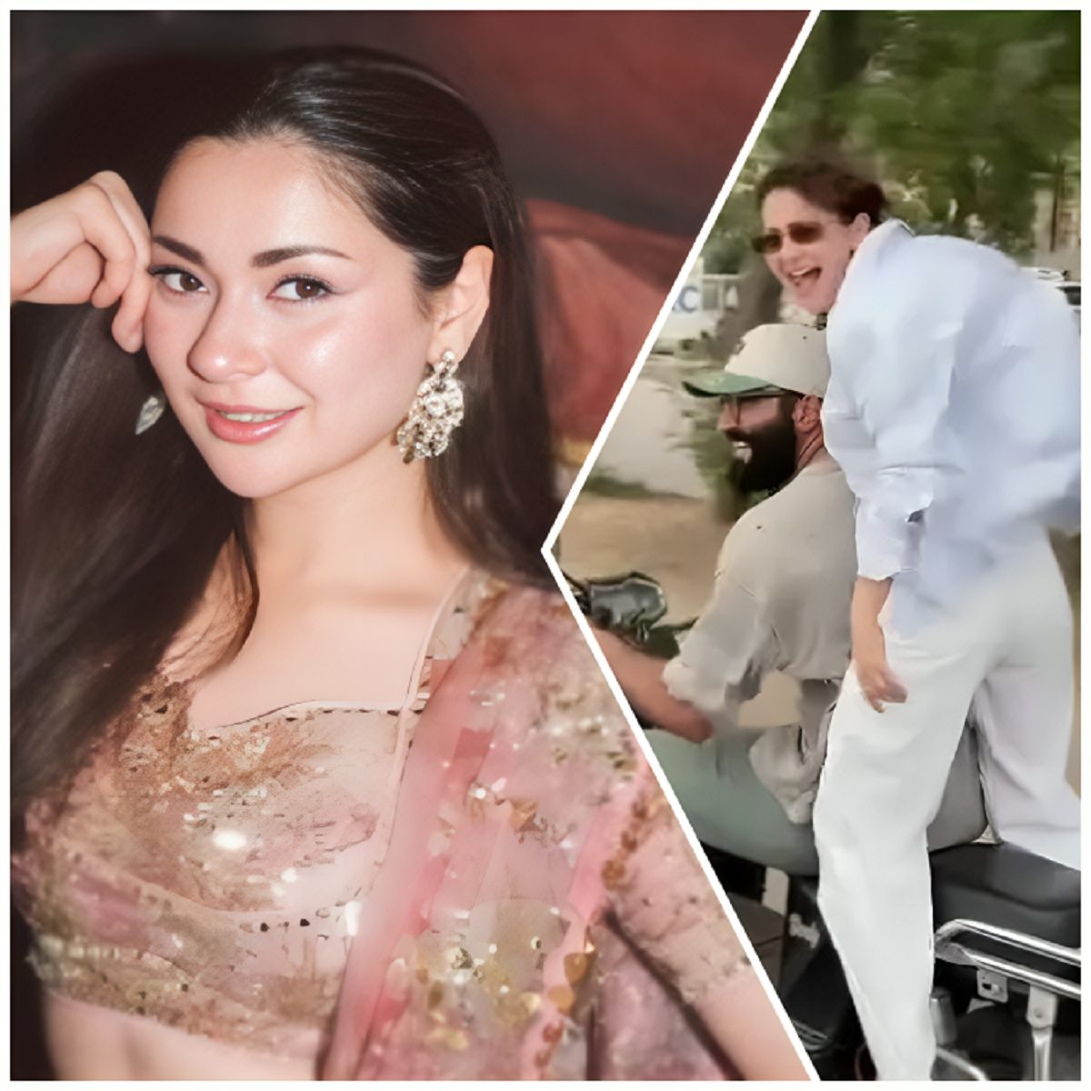Hania Aamir reckless bike stunt sparks Shaniera Akram response