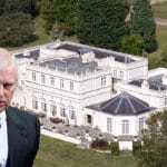 Prince Andrew outside Royal Lodge Windsor discussing his future amid King Charles’ request.