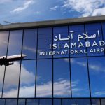 Emergency drill at Islamabad International Airport 2025 with rescue vehicles and firefighters during full-scale safety exercise.