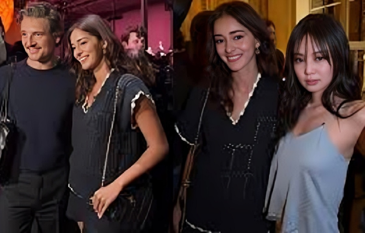 Ananya Panday with Pedro Pascal and Jennie at Paris Fashion Week
