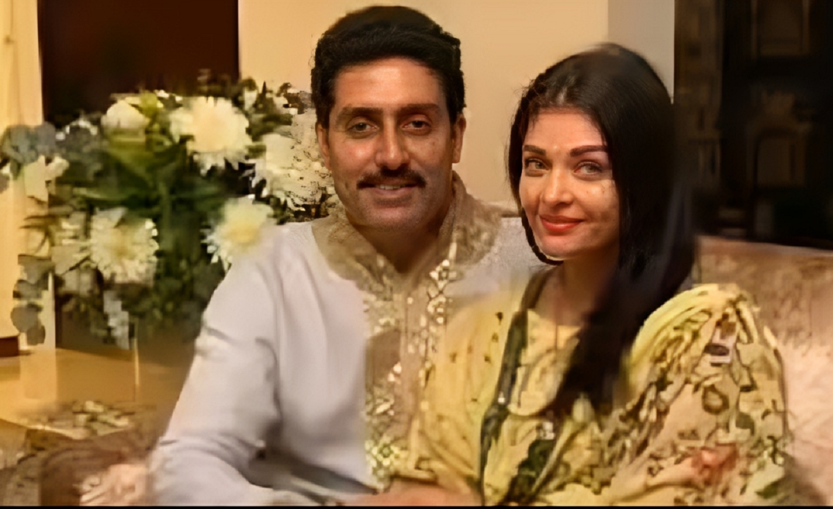 Abhishek Bachchan and Aishwarya Rai Bachchan at a public event