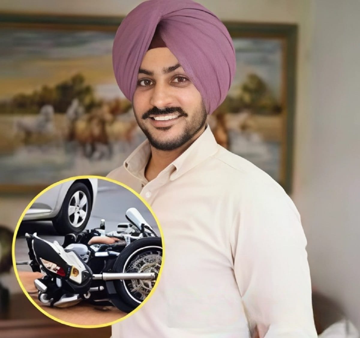 Rajvir Jawanda Punjabi singer in hospital after tragic bike accident