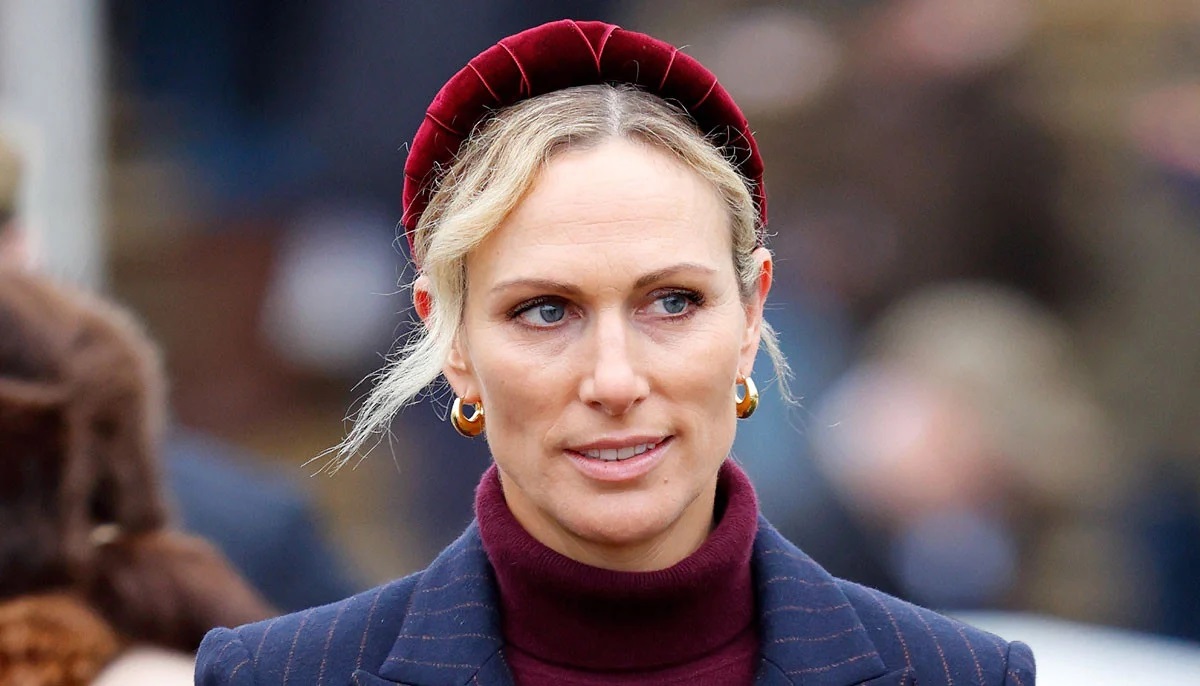 Zara Tindall speaking on horse welfare conference