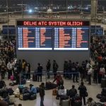 Passengers stranded at Delhi IGI Airport after massive air traffic system glitch delaying 800 flights