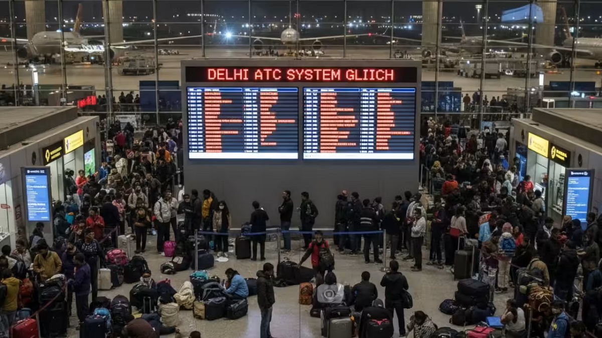 Over 800 Flights Delayed at Delhi’s IGI Airport After ATC System Glitch