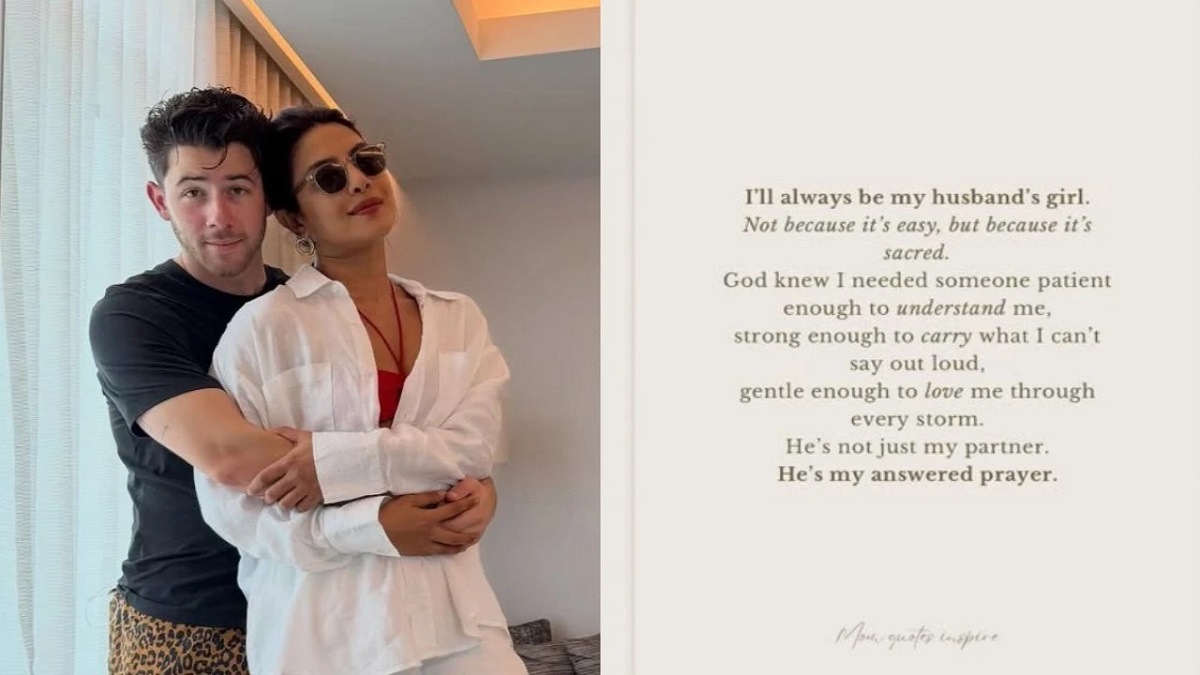 Priyanka Chopra calls Nick Jonas her answered prayer