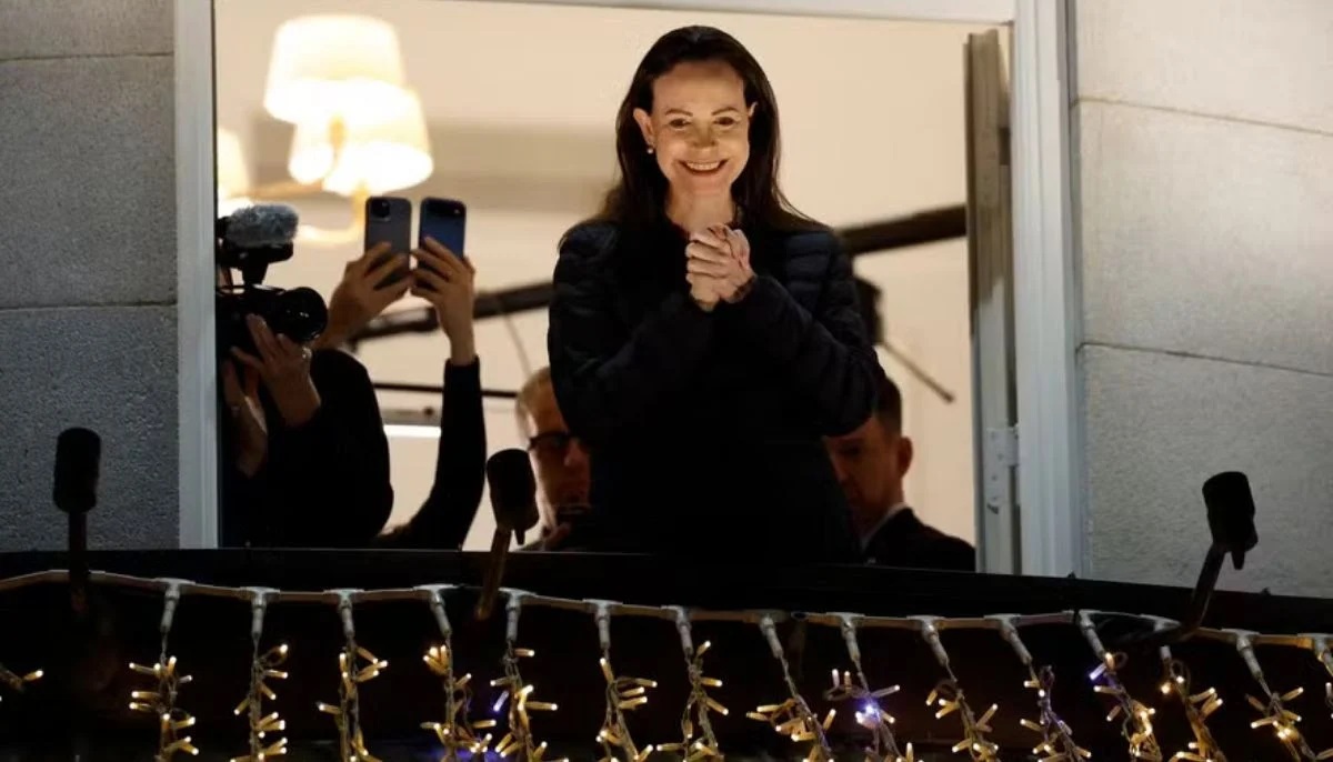 Maria Corina Machado Oslo Appearance Nobel Peace Prize