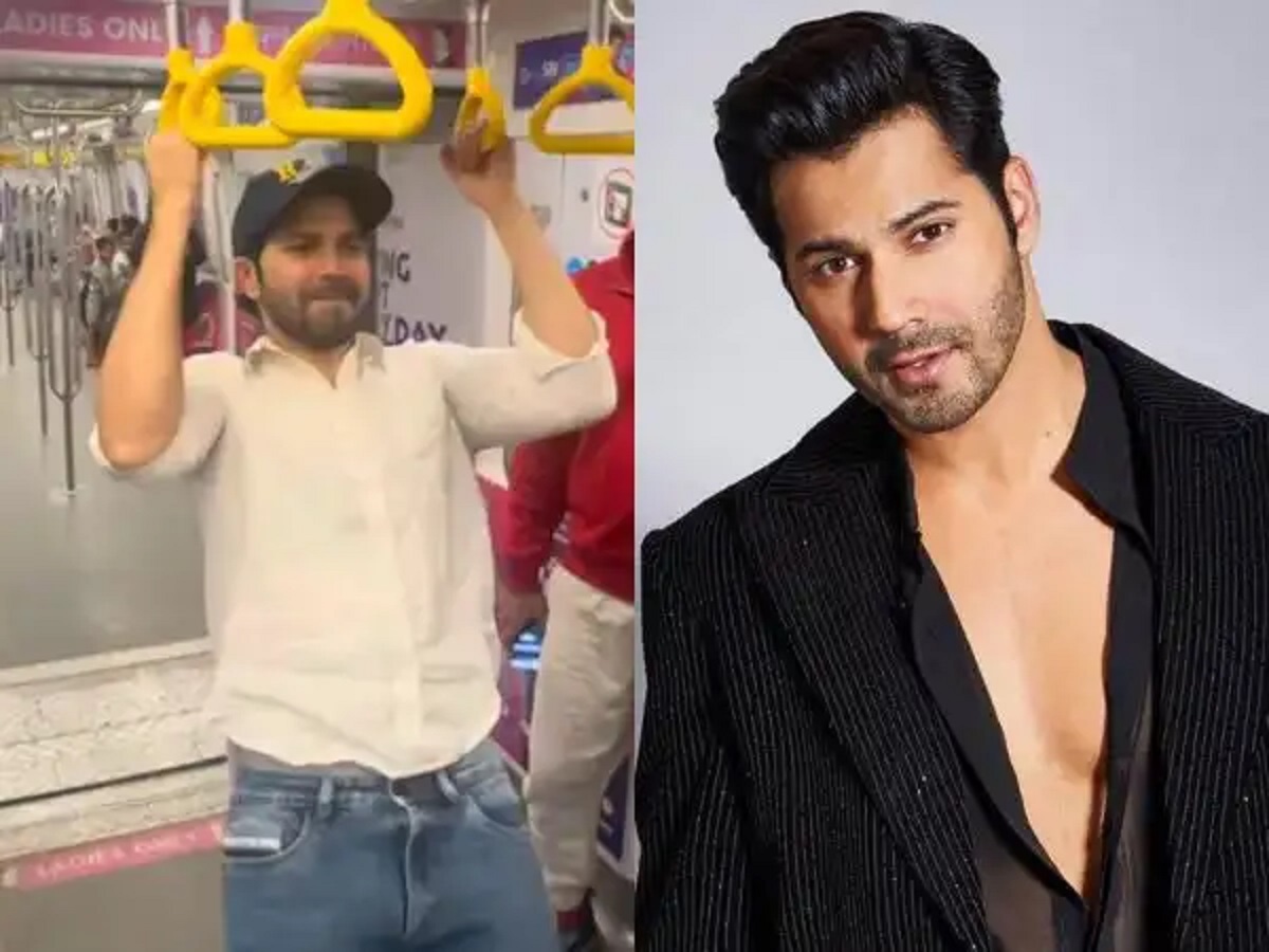 Varun Dhawan viral metro video grab handles Mumbai Metro safety
