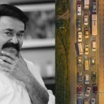 Mohanlal and Vishnu Mohan L367 movie poster with road and car motif