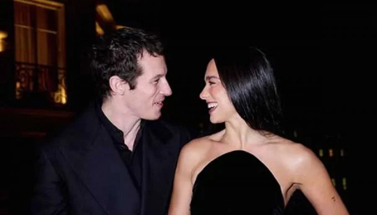 Dua Lipa celebrating Callum Turner birthday