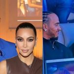 Kim Kardashian Lewis Hamilton Super Bowl 2026 couple appearance