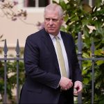 Prince Andrew Epstein Files protest outside Buckingham Palace