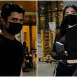 Rashmika Mandanna and Vijay Deverakonda Mumbai airport sighting