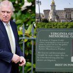 Virginia Giuffre tribute near Buckingham Palace