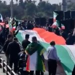 Iranians form human chains at bridges and power plants in Tehran
