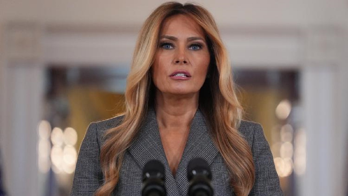 Melania Trump Epstein denial press conference