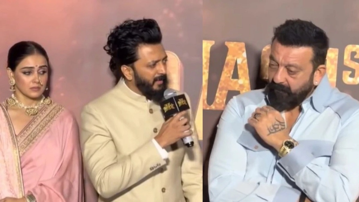 Riteish Deshmukh emotional Raja Shivaji trailer launch