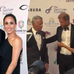 David Foster Breaks Silence on Viral Meghan Markle Red Carpet 'Snub' David Foster posing alongside Meghan Markle, Prince Harry, and Katharine McPhee on the red carpet at the David Foster Foundation Gala in Victoria.