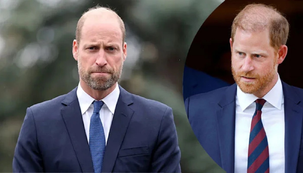 Prince Harry and Prince William during a previous royal appearance as Harry returns to the UK