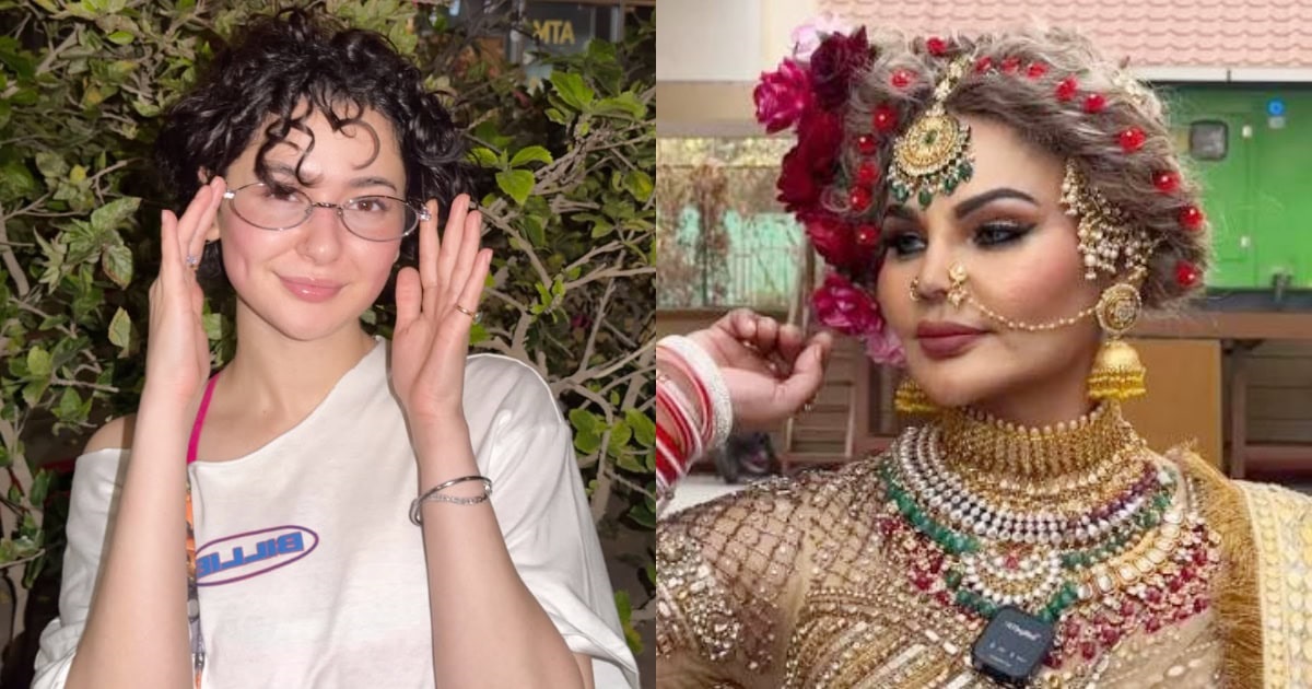Hania Aamir and Rakhi Sawant in Pablo collaboration
