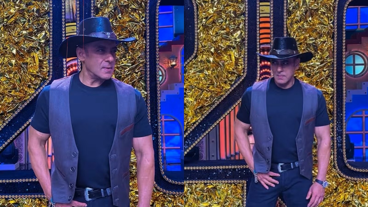 Salman Khan poses for paparazzi after his Bigg Boss 20 warning