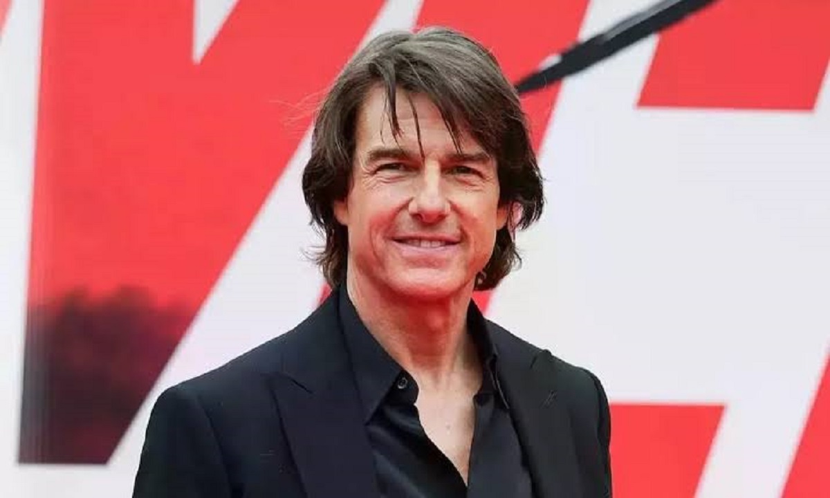 Tom Cruise speaking about AI and filmmaking at a BAFTA event in London