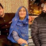 Umair Jaswal and his late father Tariq Majeed Jaswal