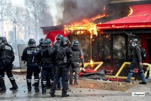 France Protests Turn Violent as More Than 1,200 Arrested After Half a Million Take to Streets