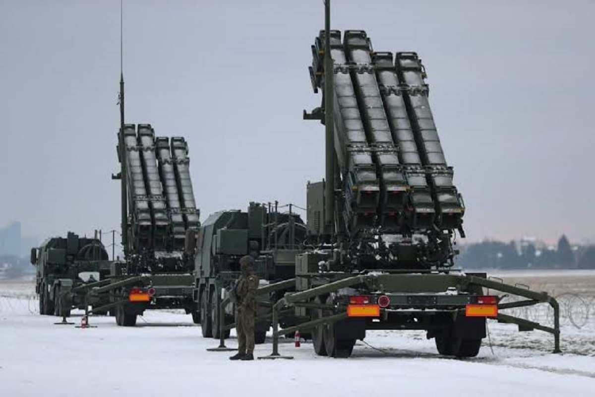 US Patriot air defence missile launcher as Washington approves a proposed missile sale to Ukraine.